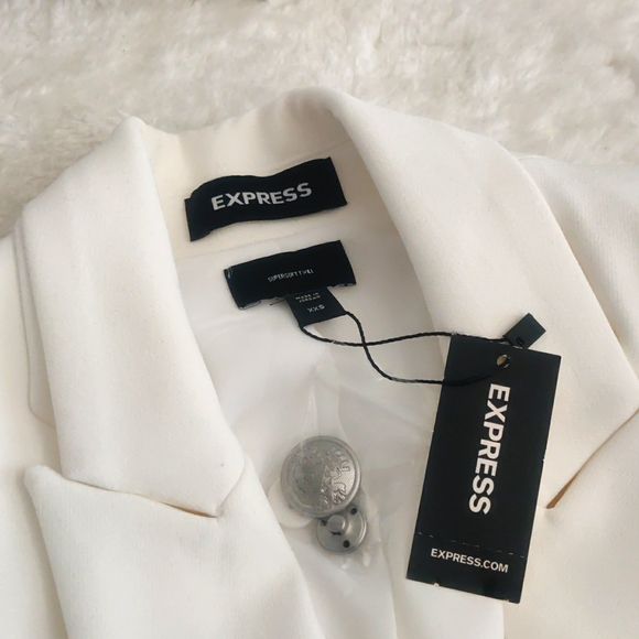 Express White Blazer - Picture 3 of 4